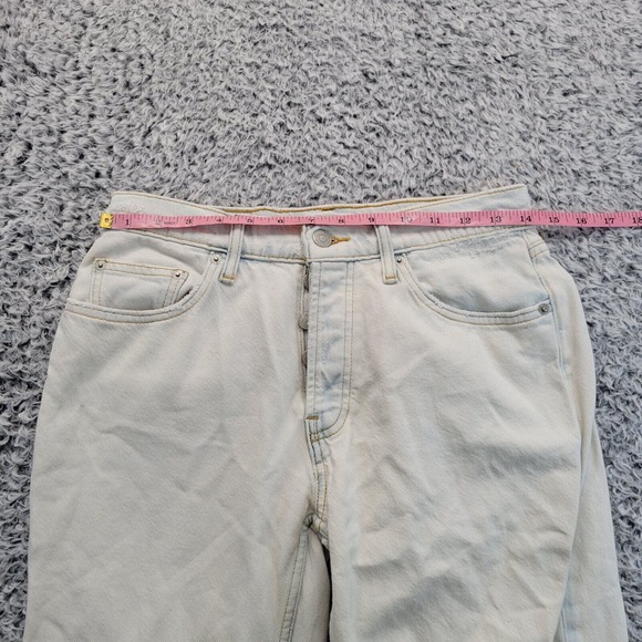 Lucky Brand Jeans Women 0 Blue Relaxed Taper Normcore Distressed Casual Grunge - Picture 7 of 11
